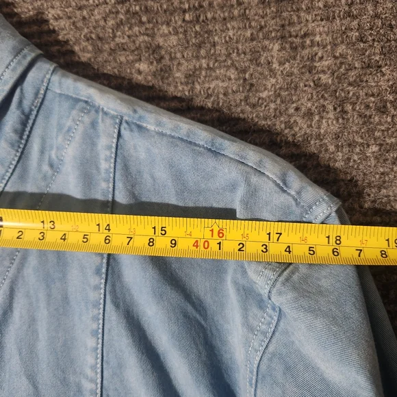 ALEX MILL Indigo Dyed Expedition Linen Cotton Blend Jumpsuit Size L - Picture 15 of 16